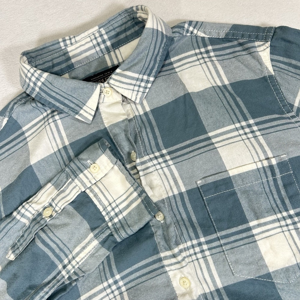 Pendleton Plaid Flannel Shirt Womens Small Long Sleeve Button Up Lightweight